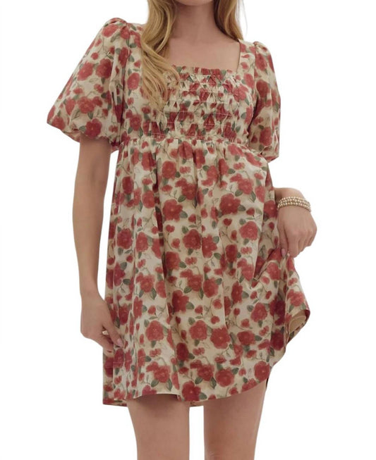 Entro - Floral Mini Dress