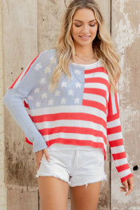 Wooden Ships - Shirt Tail Cotton Sweater