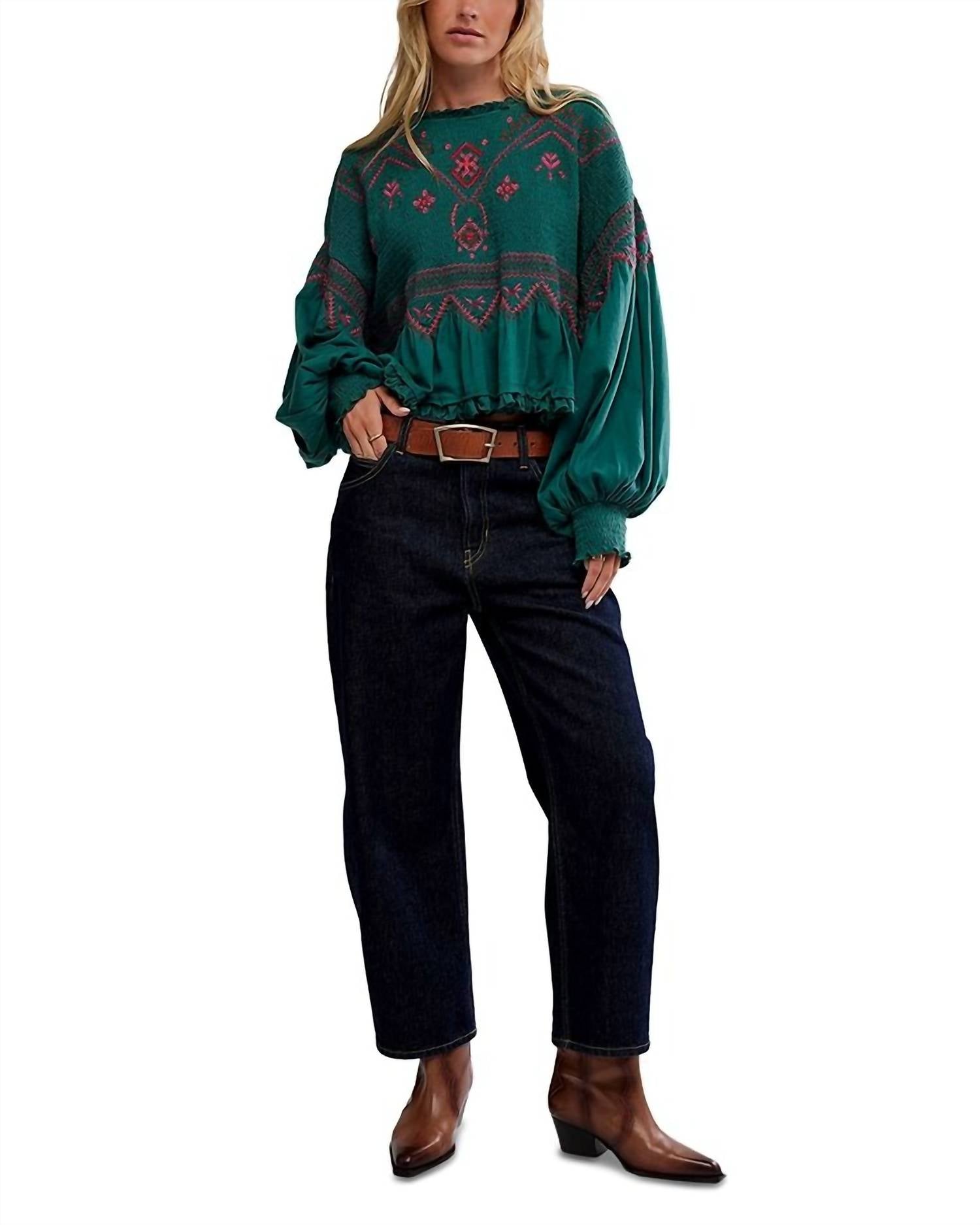 Free People - Holly Long Sleeve Knit Top