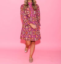 Ivy Jane - Back Tie Long Sleeve Dress