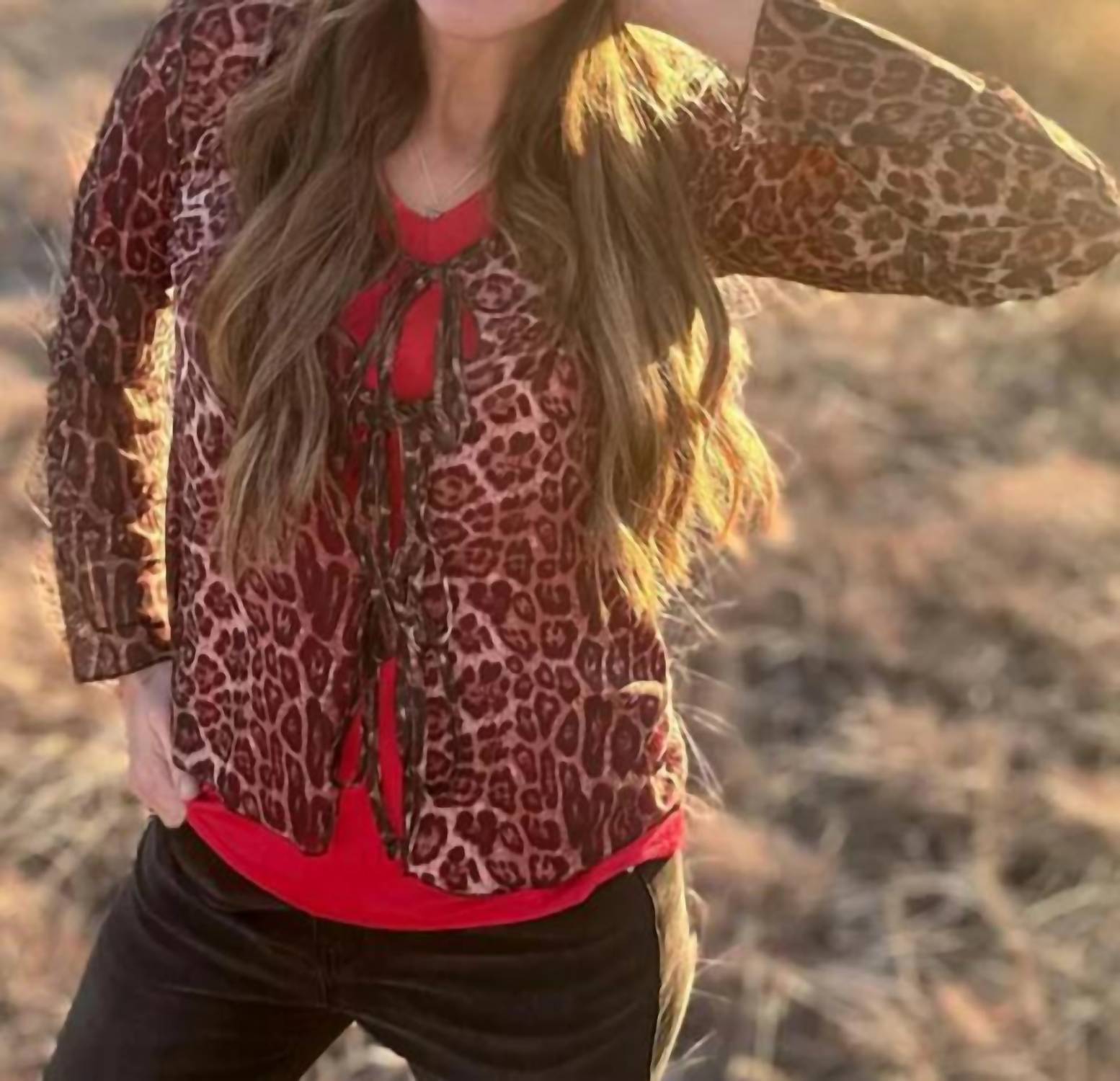 Sterling Kreek - Range And Roar Tie Cardigan
