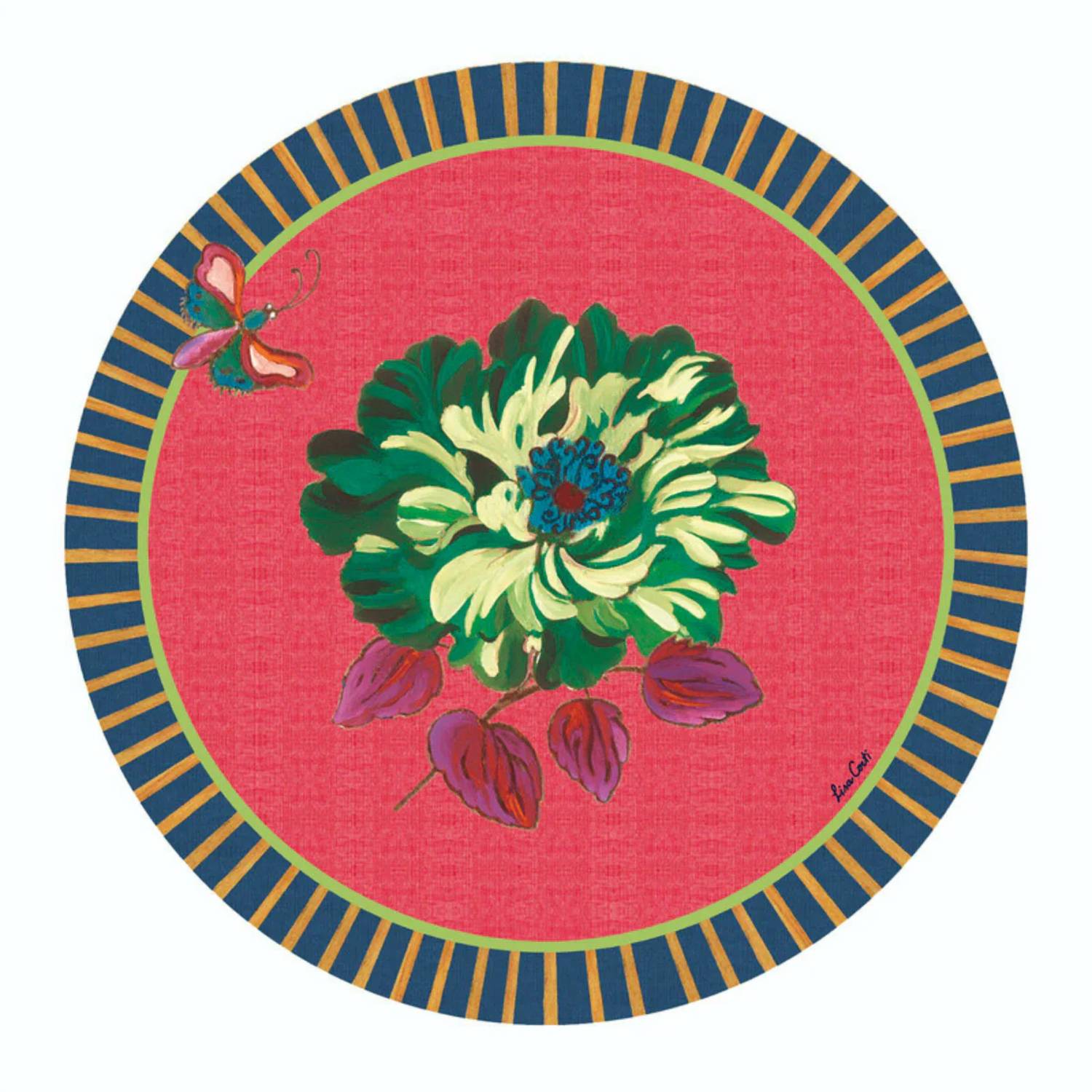 Lisa Corti - Wild Rose Placemat