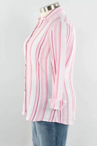 Escape By Habitat - 3/4 Sleeve Cotton Button Down Shirt