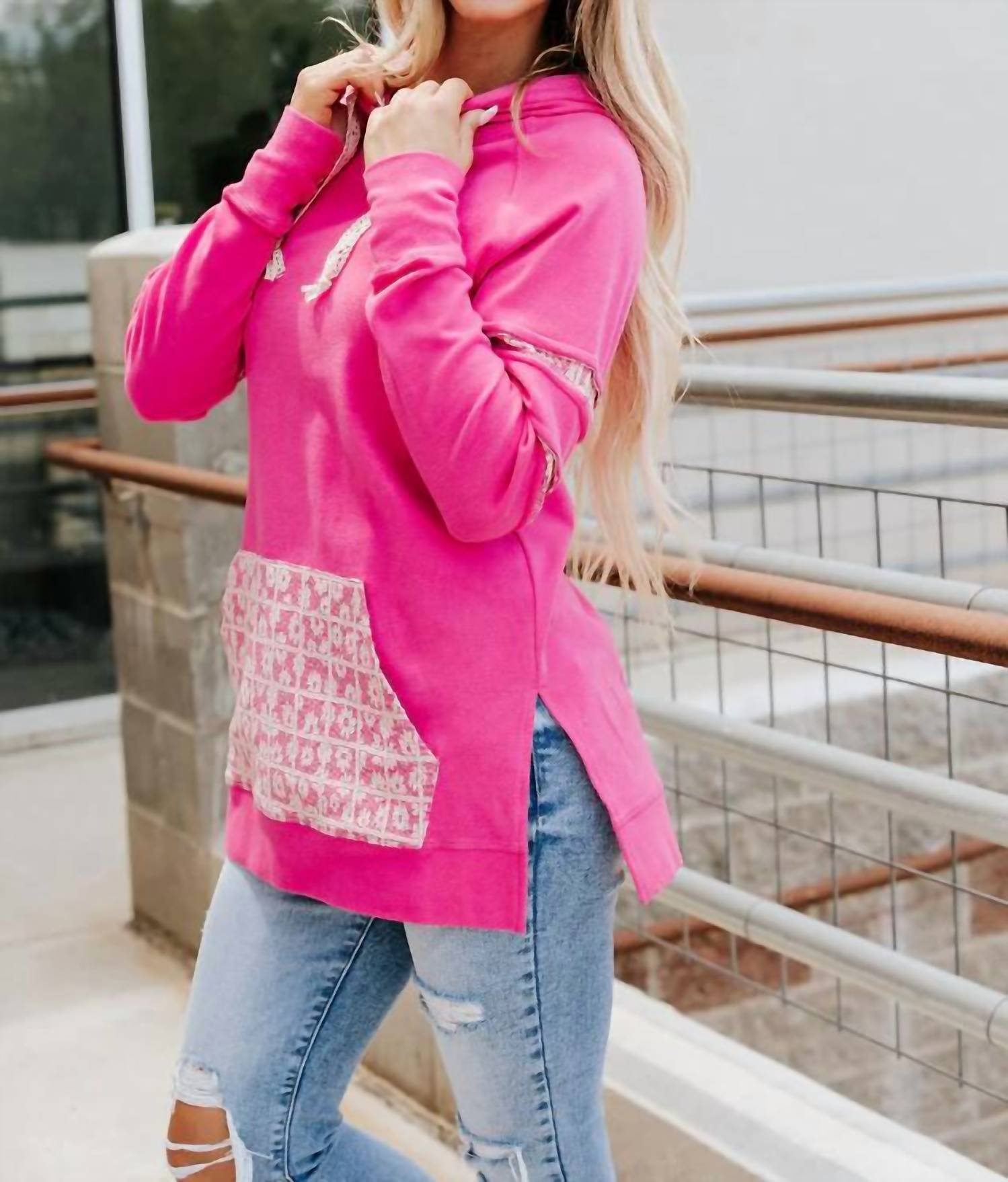 Ampersand Ave - Side Slit Hoodie
