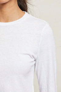 Perfectwhitetee - Jamie Long Sleeve Crew Neck Tee