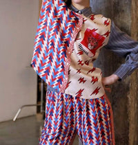 Me369 SCARLETT SHIRT in folk pop - women's blouse - view 4
