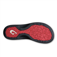 OluKai Women's Ohana Slippers in lehua flower onyx - women's shoe - view 4