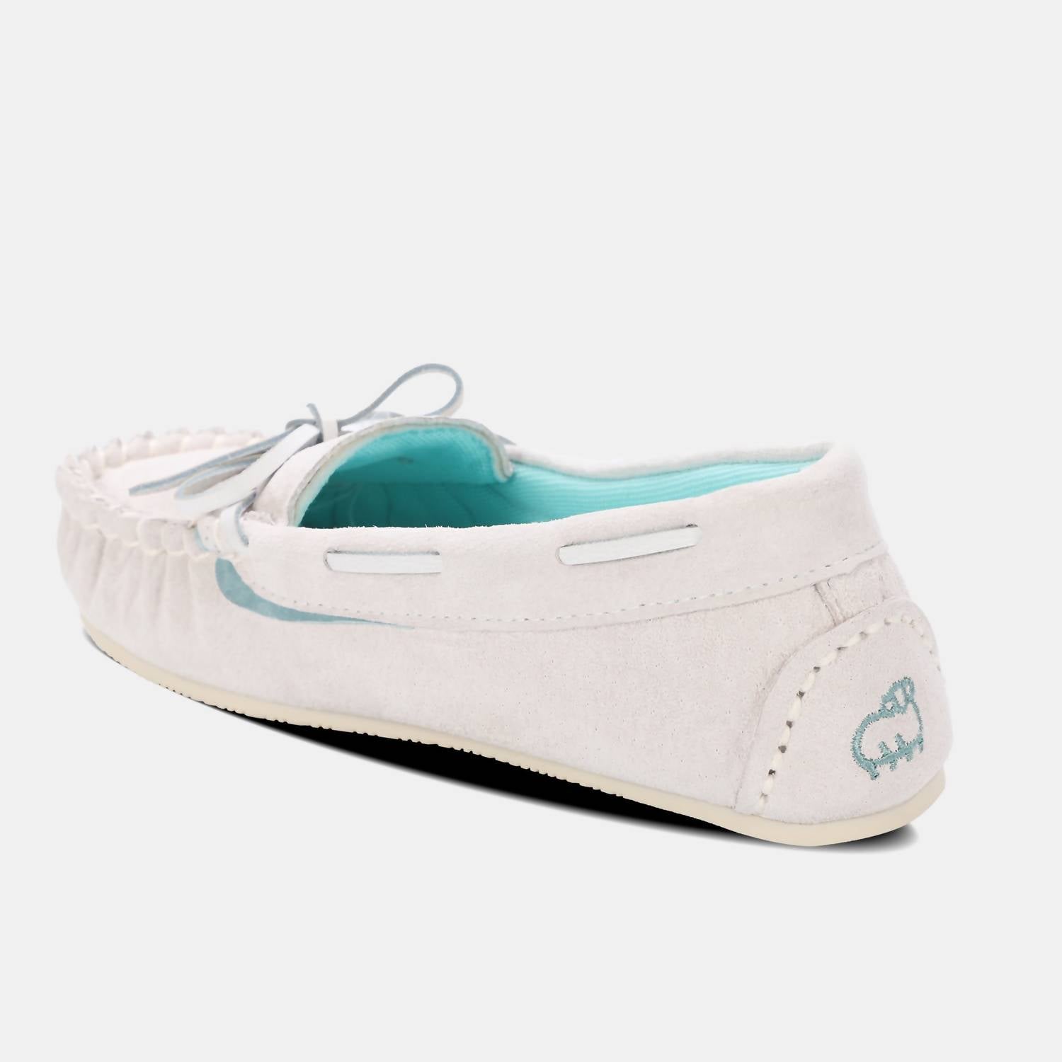 Lamo Women's Selena Moccasin in pale grey - women's shoe - view 4