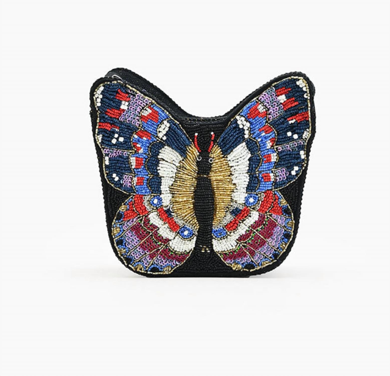America & Beyond - Women's Embellished Butterfly-shaped Purse