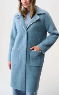 Joseph Ribkoff - Single-Breasted Pearl Coat
