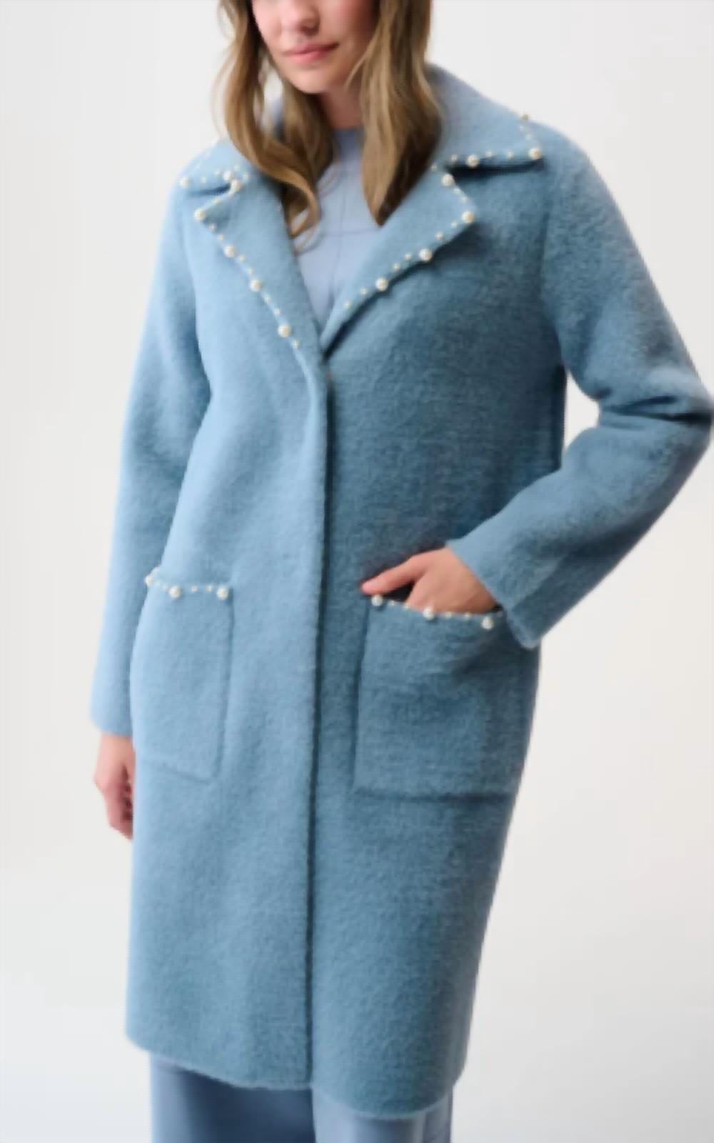 Joseph Ribkoff - Single-Breasted Pearl Coat