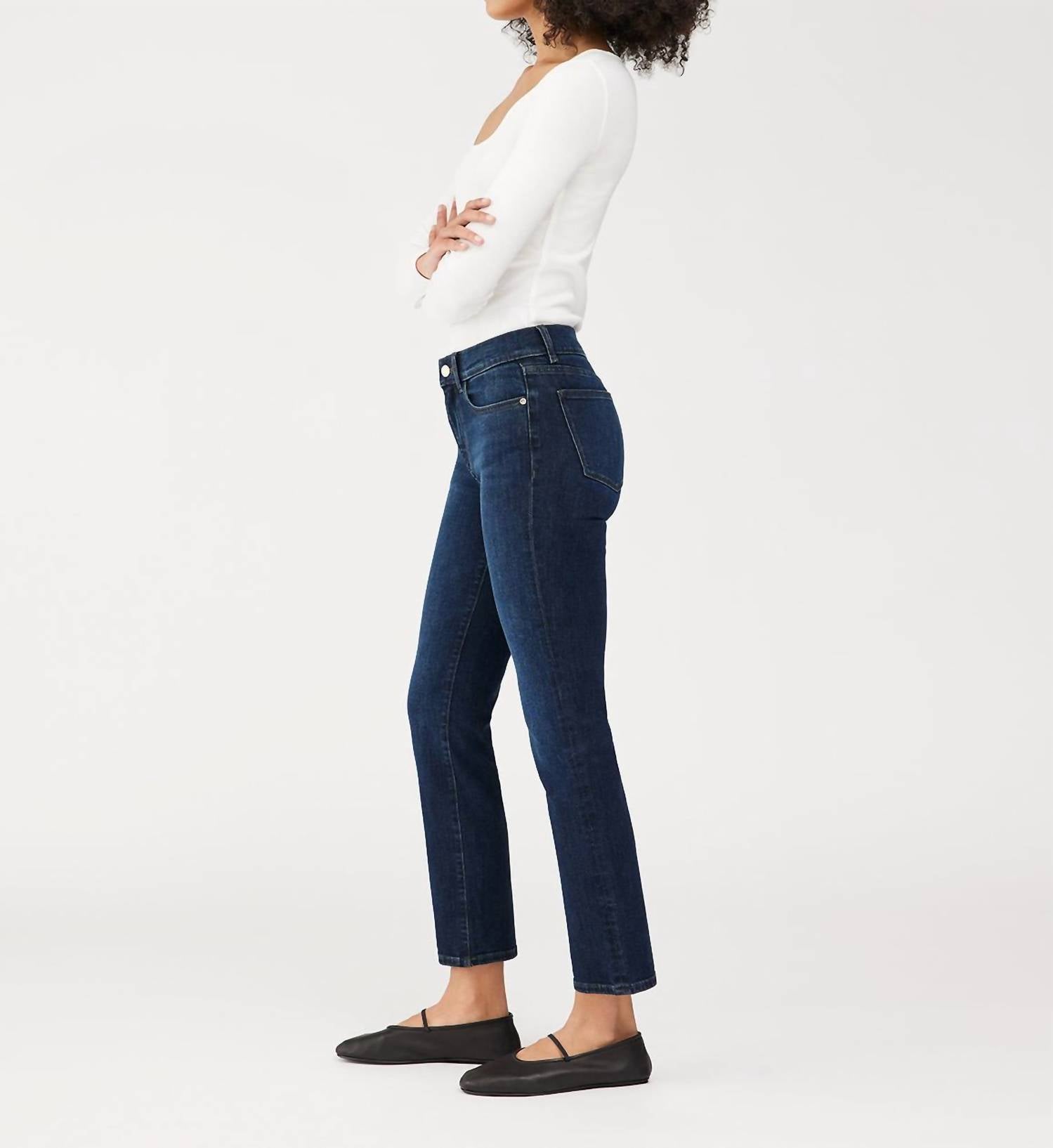 Dl1961 - Women'S - Mara Straight Cut Mid Rise Ankle Jeans