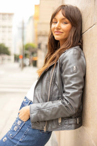 Mauritius - Sofia Rf Leather Jacket