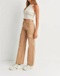 Just Black Denim - Cargo Straight Jeans