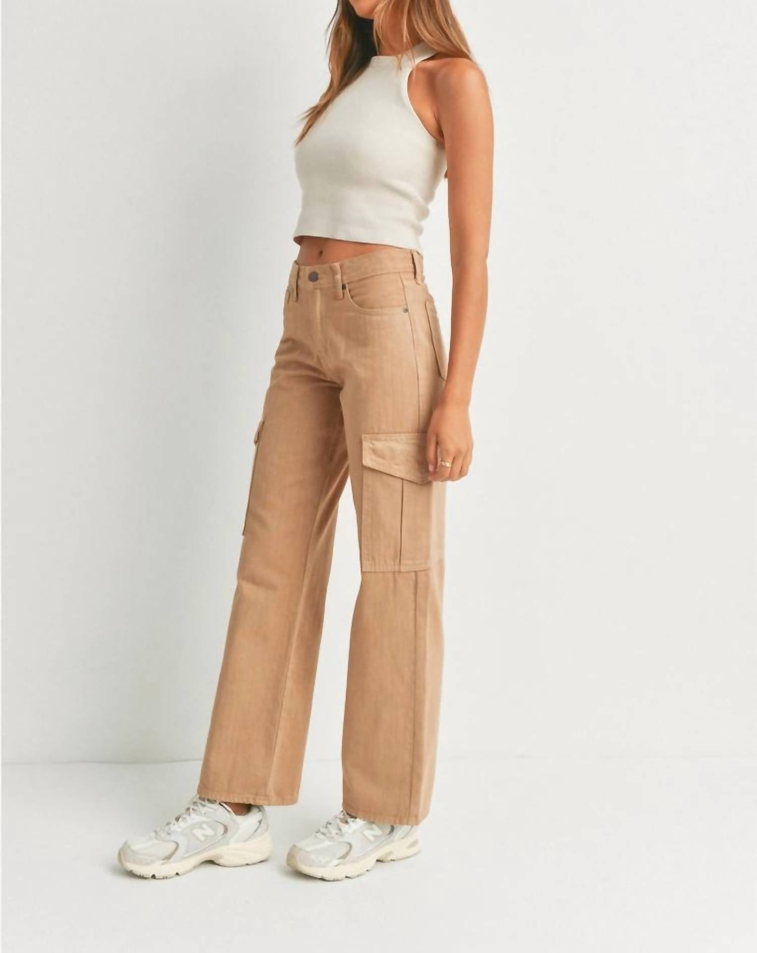 Just Black Denim - Cargo Straight Jeans
