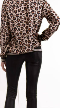 Gigi Moda - Daralice Leopard Long Sleeve Blouse
