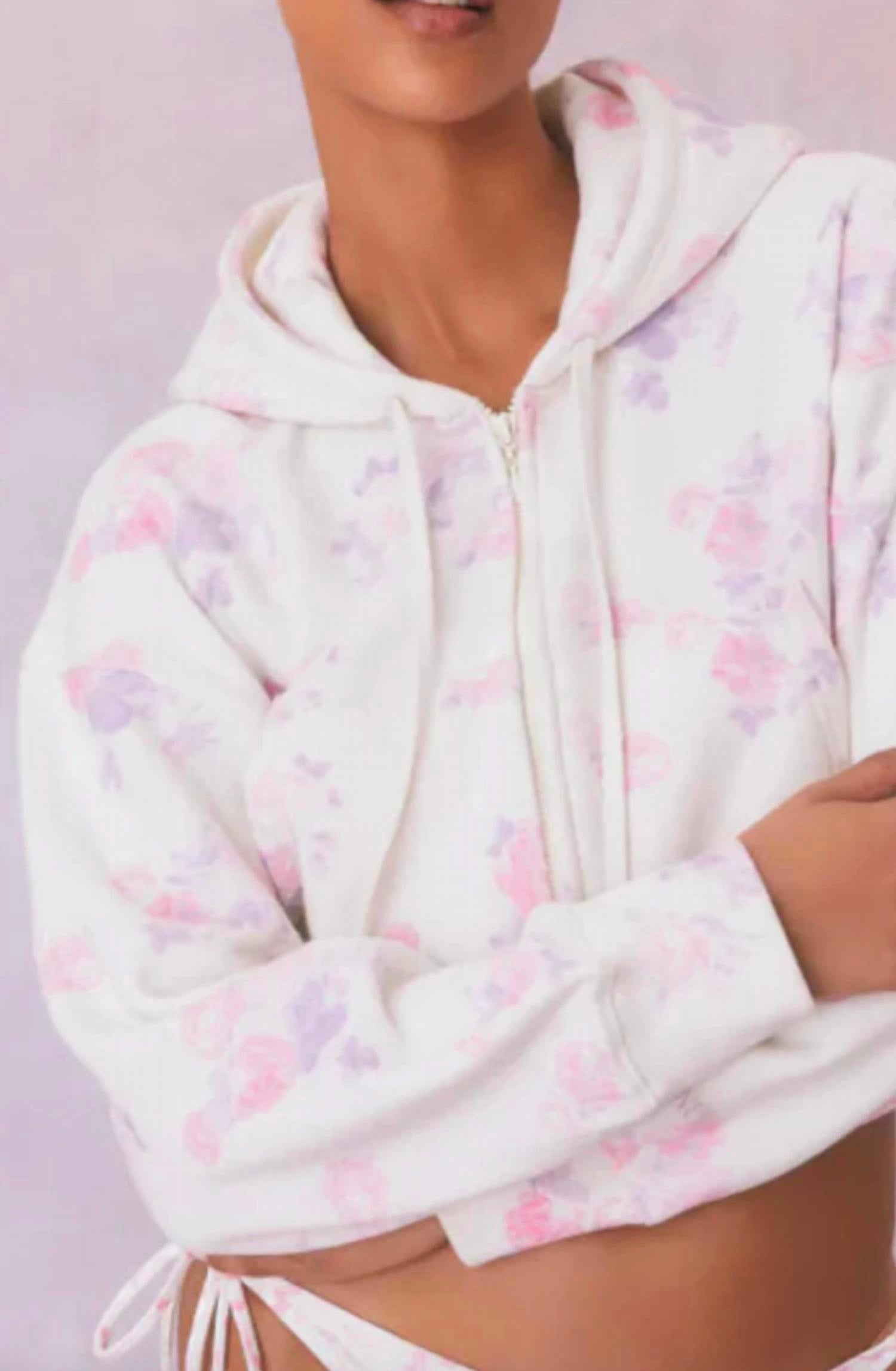 Loveshackfancy - Pierra Crop Hoodie