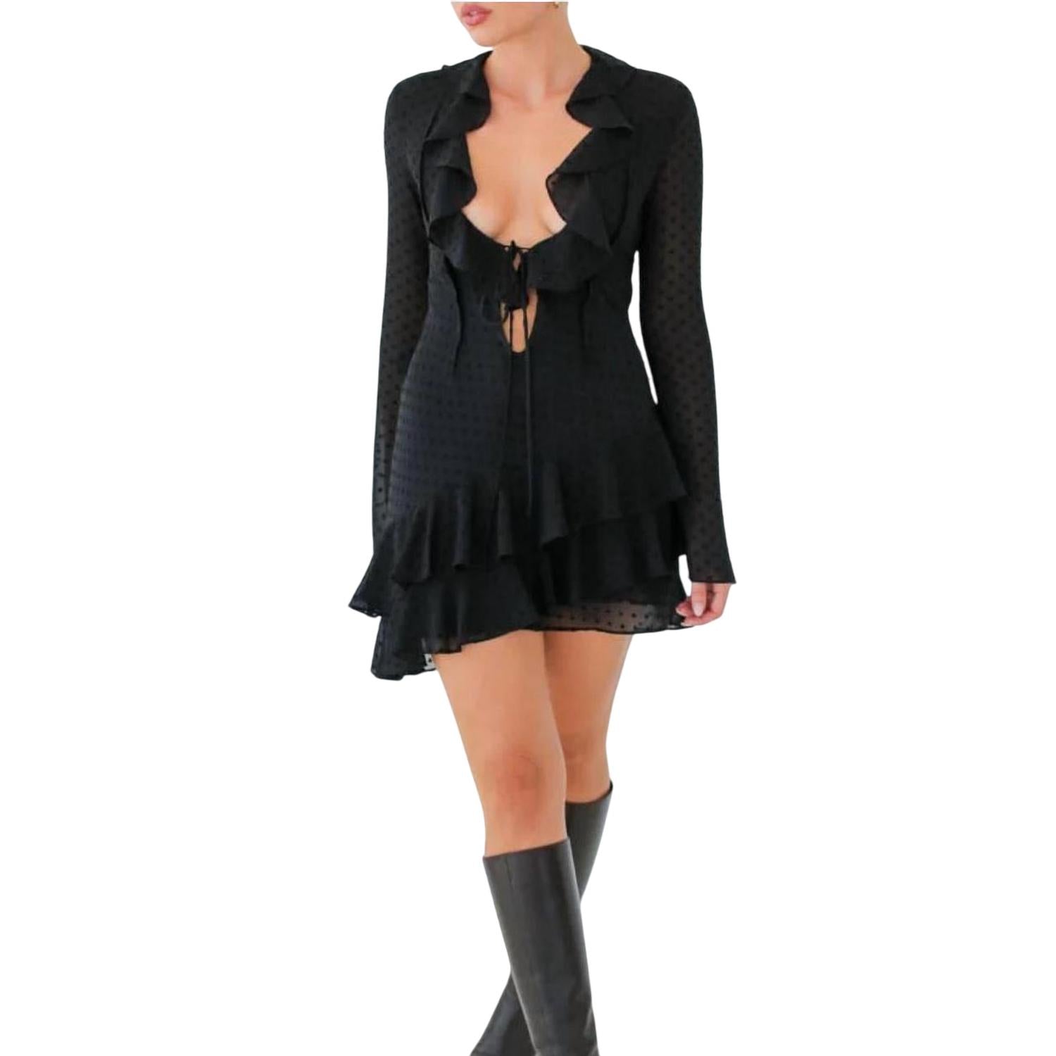 Rumored - Waterfall Mini Dress