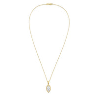 Diana M Jewels - Women's Marquise Lab-Grown Diamond Pendant Necklace (2.00 Ct) - Classic