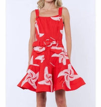 Ciebon - Women's Alivia Embroidered Pinwheel Mini Dress