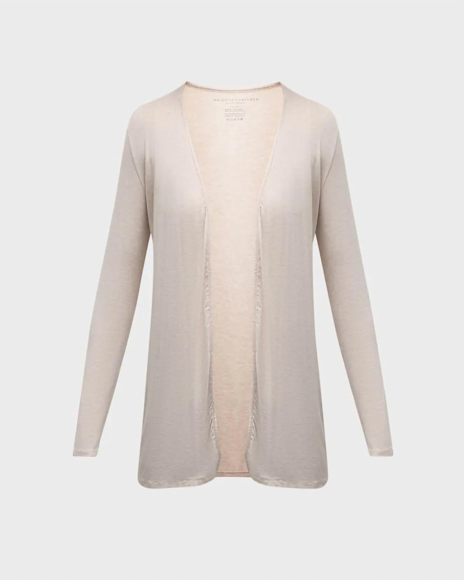 Majestic Filatures - Soft Touch Open Cardigan