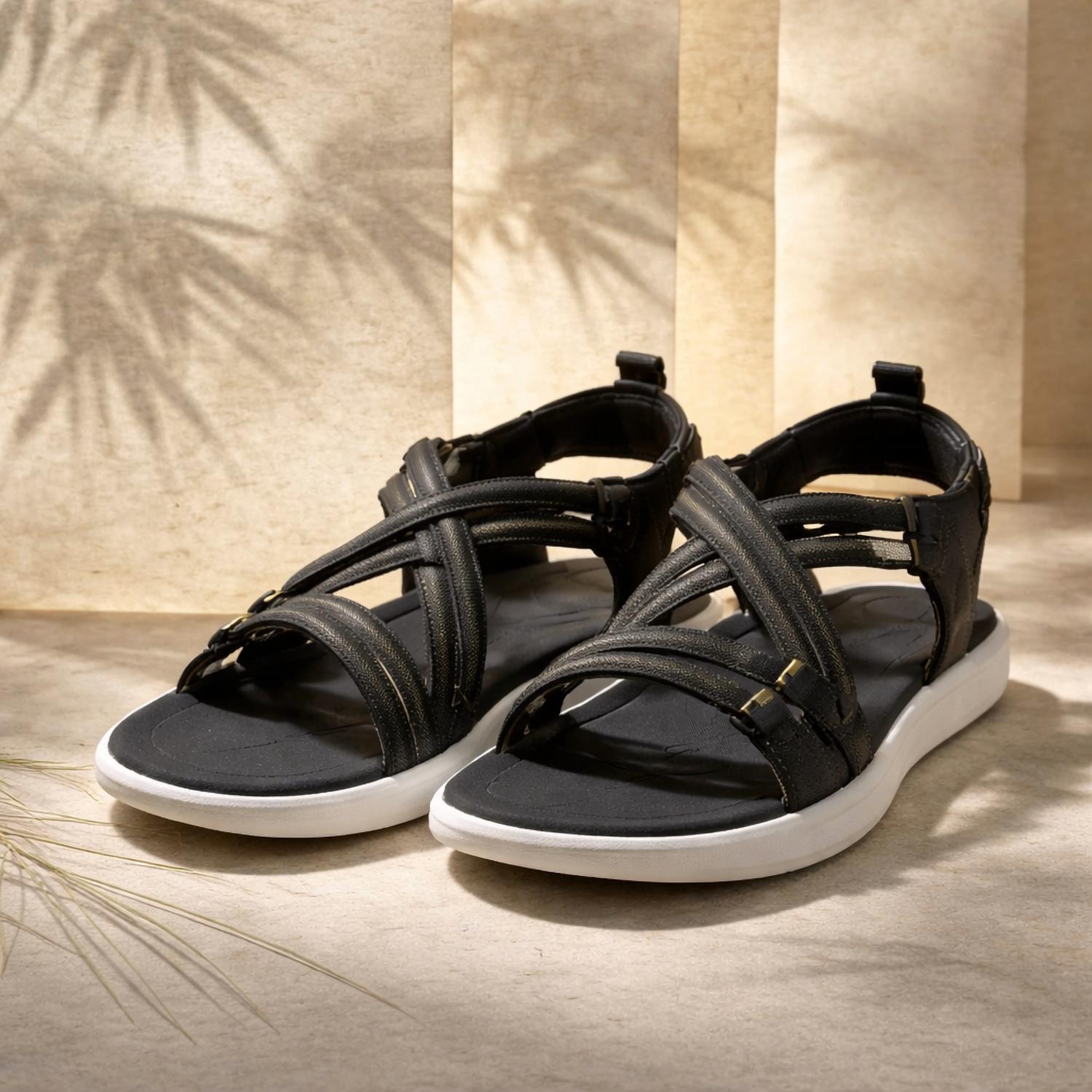 Columbia WOMEN'S SPORTS AND OUTDOOR SANDAL in black dark stone - women's sandal