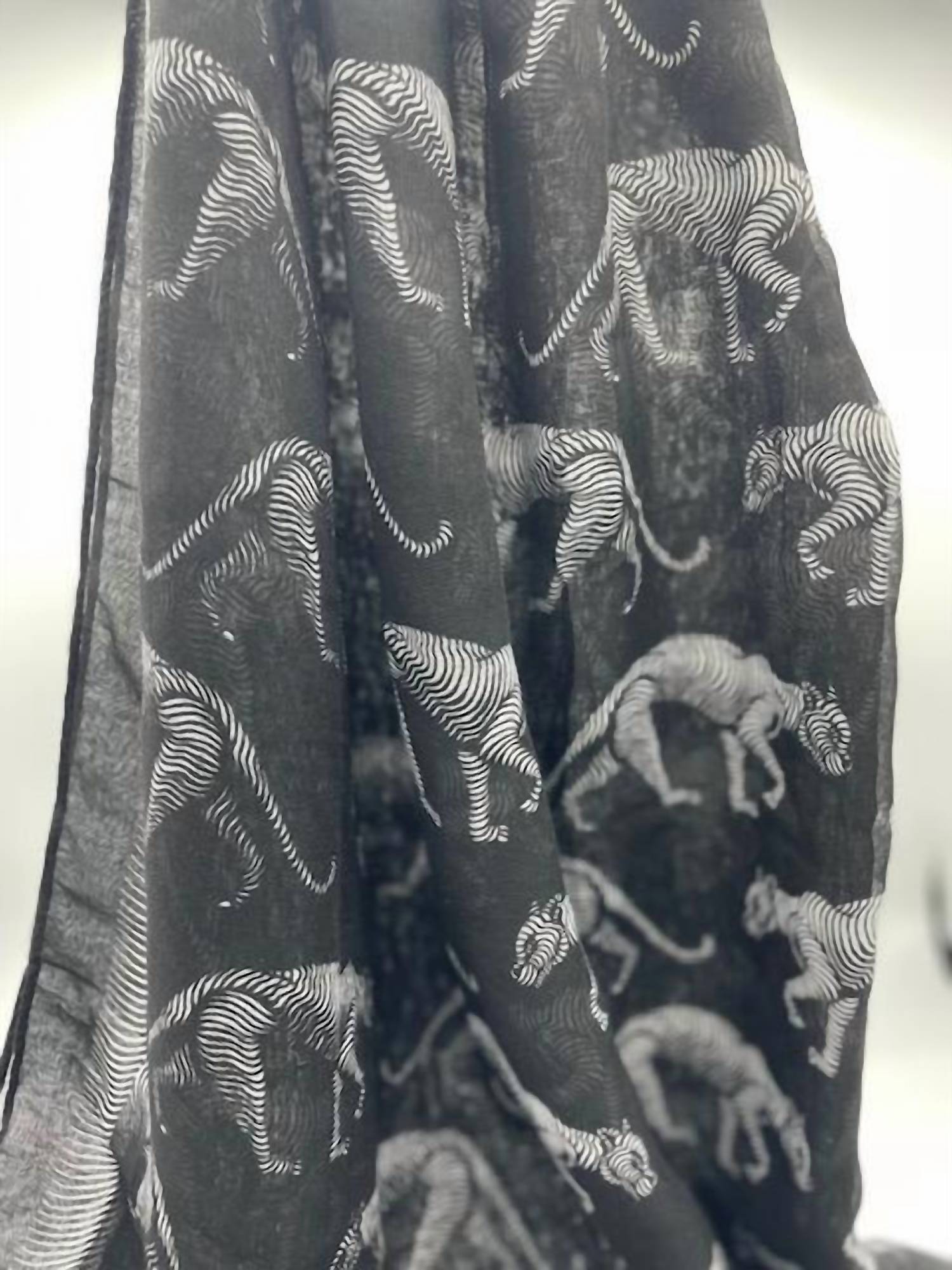 Printed Village - Women's Big Cat Scarf