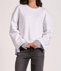 Elan - Mixed Media Top