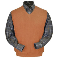 Peru Unlimited Corp. - Men's Baby Alpaca 'links Stitch' V-neck Sweater Vest