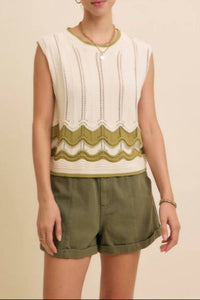 In February - Galatians 2:20 Cable Knit Sweater Top