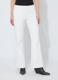 Lysse Alma High Waist Cavalry Trouser in snow white - women's pants