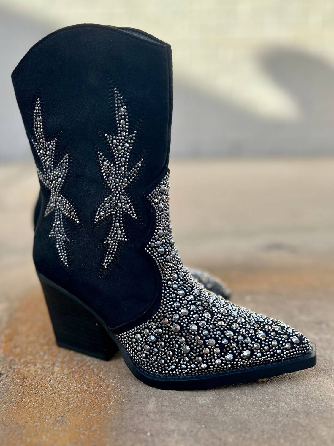 Very G - Women's Lux Rhinestone Booties