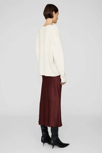 Anine Bing - Bar Silk Midi Skirt