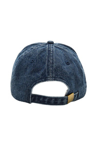 Clare V. - Denim Lips Patch Baseball Hat