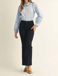 Jodifl - Ruffle Collar Button-down Top