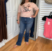 Risen - Carissa High Rise Straight Leg Crop Denim Jeans