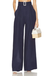 Matthew Bruch - Pleated Wide Leg Pants