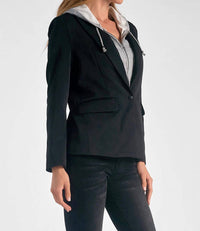 Elan - Track Blazer With Grey Hoodie Insert