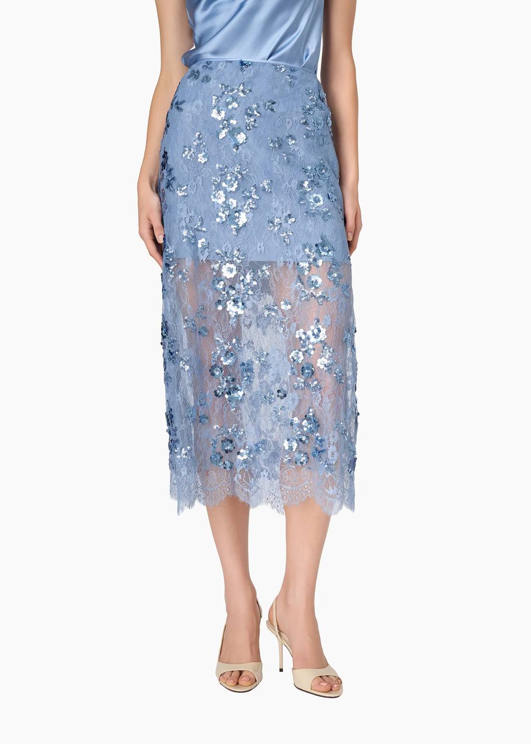 Cami Nyc - Aylin Sequin Lace Midi Skirt