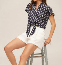 Fifteen Twenty - Maria Tie Front Top