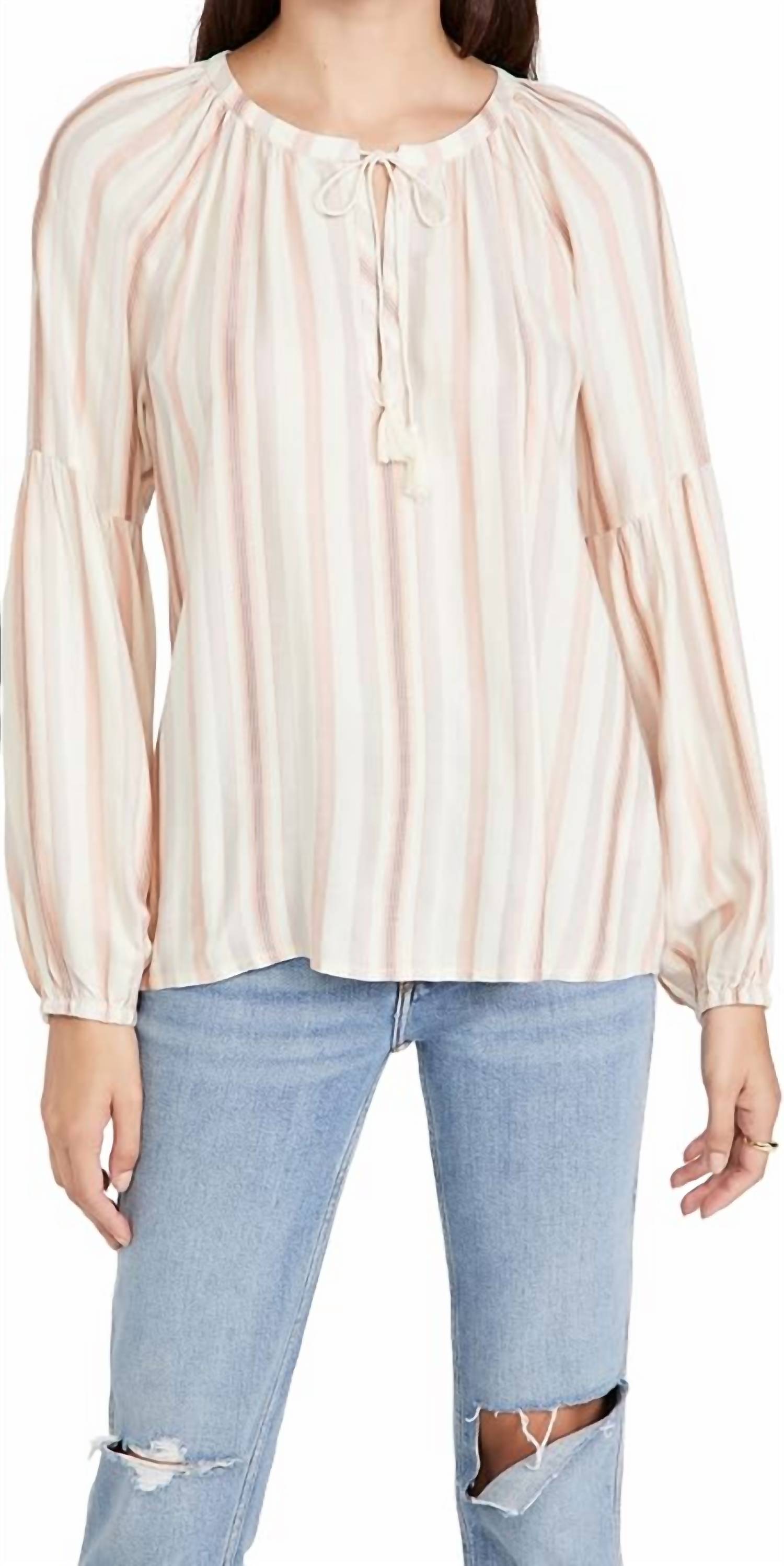 Paige - Jovannie Billowy Relaxed Boho Blouse