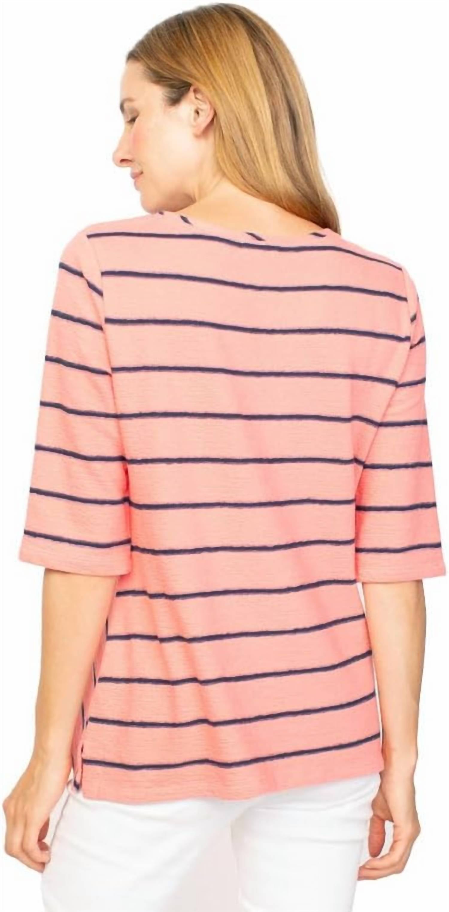 Habitat - French Stripe Terry Pullover Top