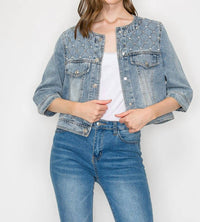 Joh - Daphne Jacket With Studs & Pearls