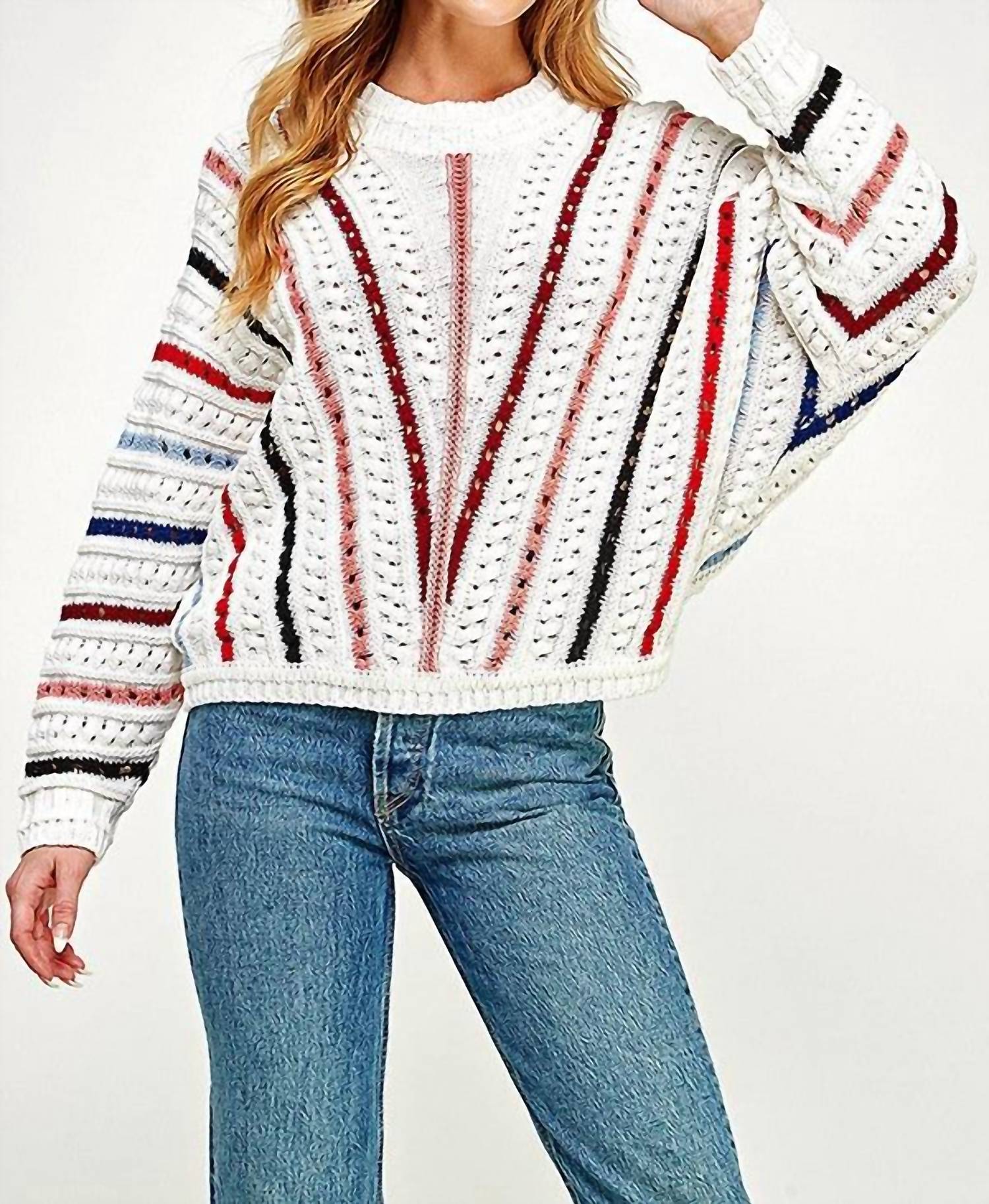 See And Be Seen - Samantha Striped Sweater