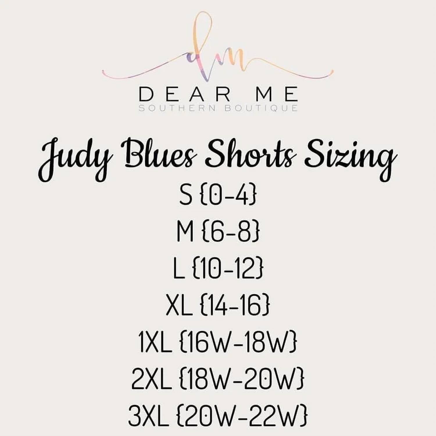 Judy Blue - Mid Rise Distressed Denim Shorts