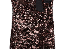 Ganni - Women's Velvet Sequins Straight Midi Dress