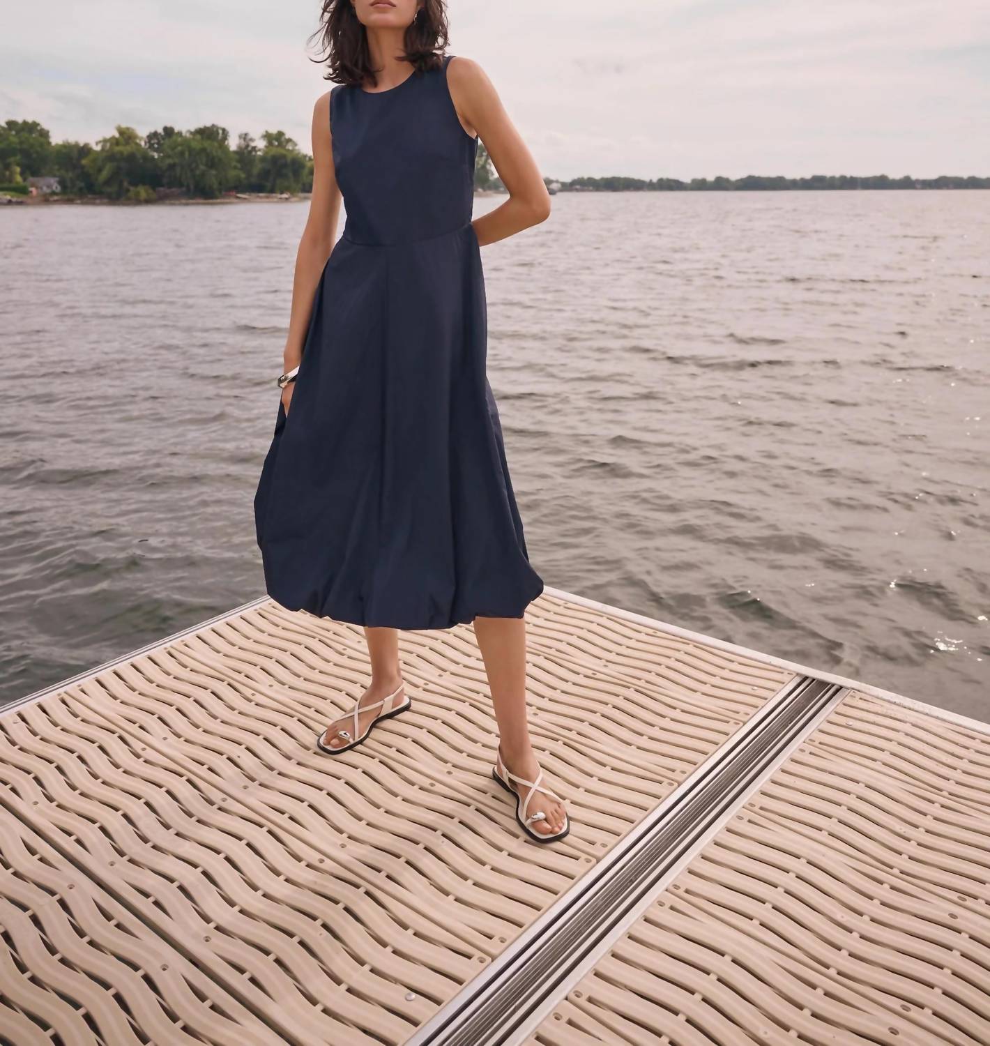 Joseph Ribkoff - Bubble Skirt A-line Midi Dress