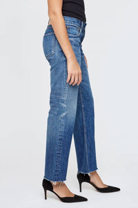 Moussy - Needham Straight Leg Low Rise Jeans