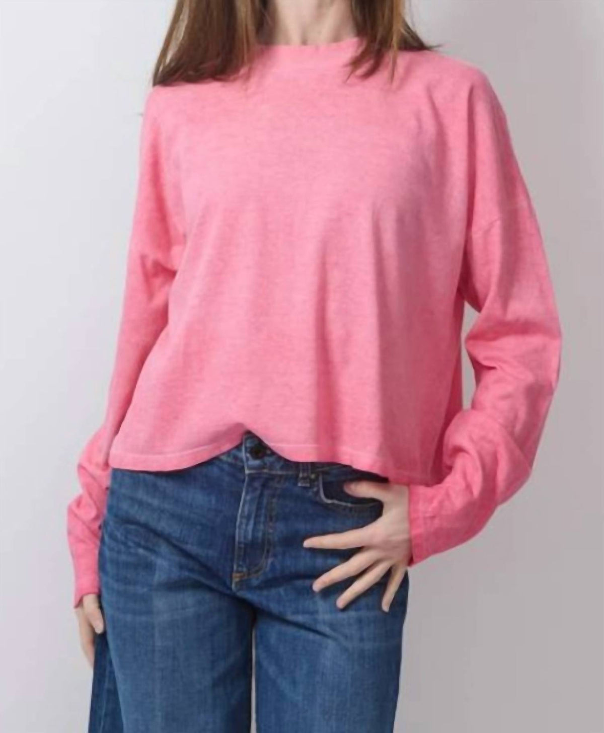 Askk Ny - Cropped Long Sleeve Top