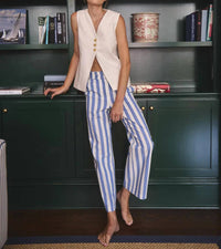 Hunter Bell - Juno Stripe Pull-on Pants